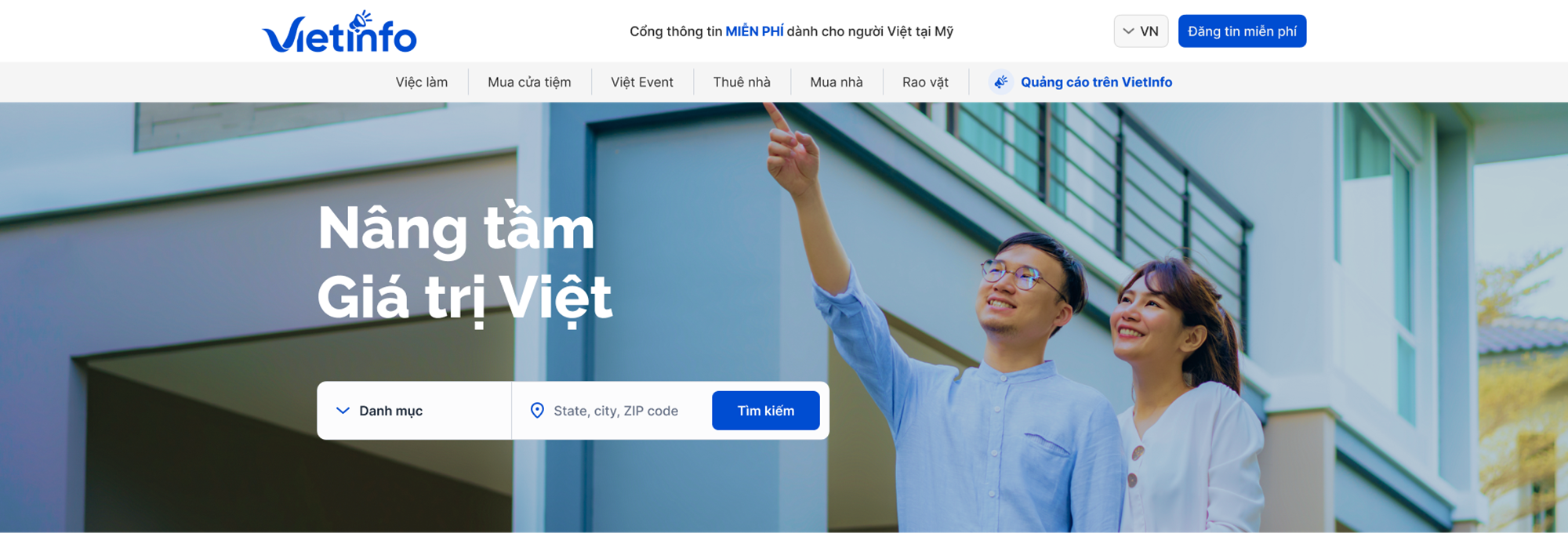 Đăng tin miễn phí cùng Vietinfo.us ngay hôm nay để tiếp cận khách hàng tiềm năng.